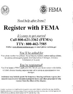 Icon of 2011 FEMA Assistance For Residents